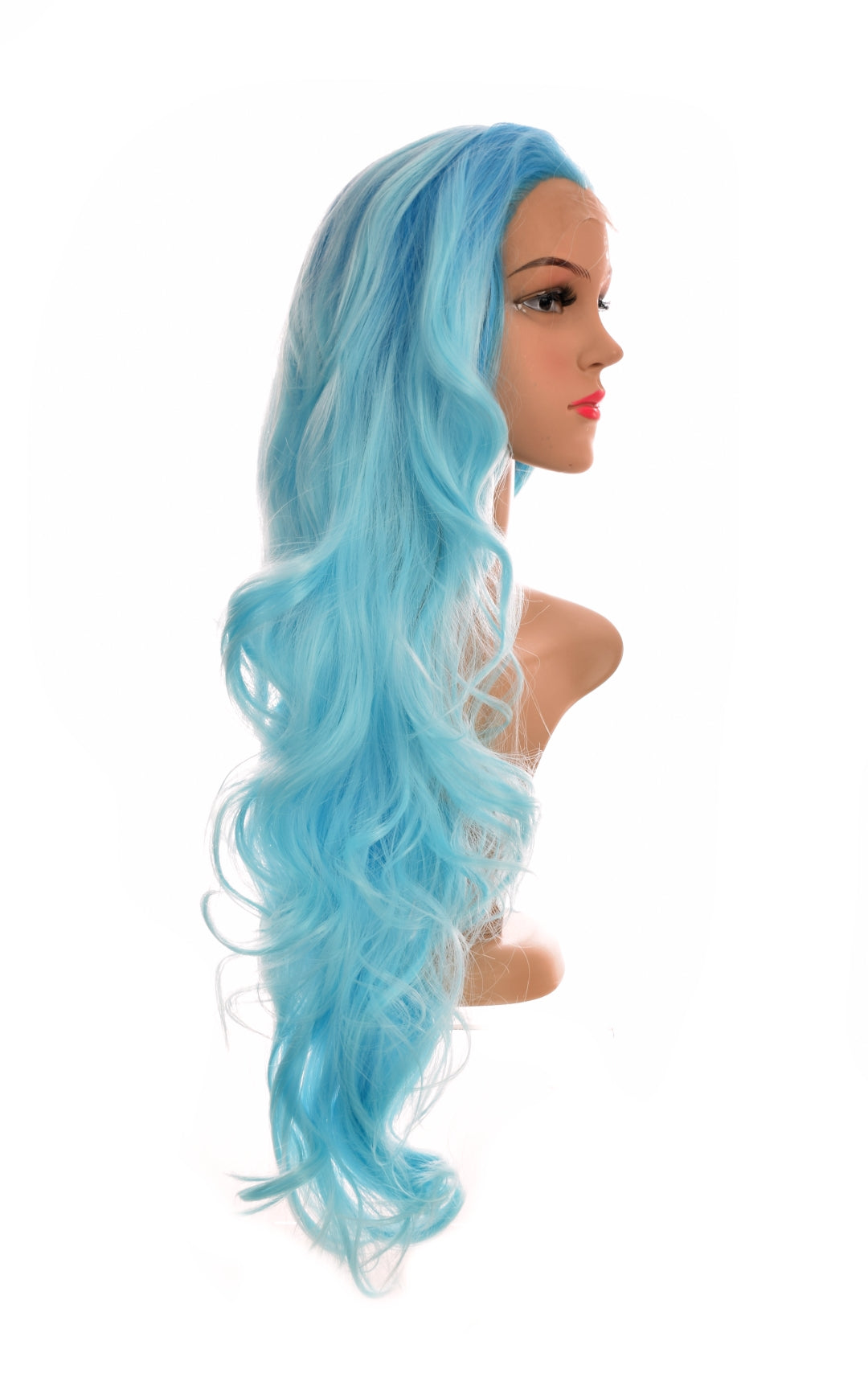 Blue 2025 wig london