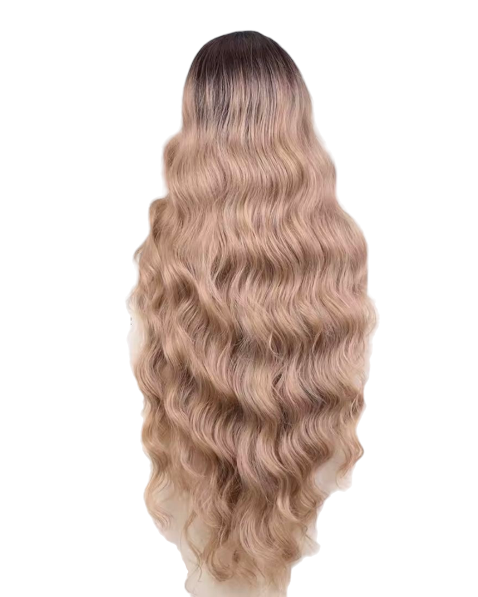 Blonde 34 Inch C Part Lace Front Wig. Dollie