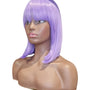 Lilac Purple Bob Hairstyle Wig. Iris