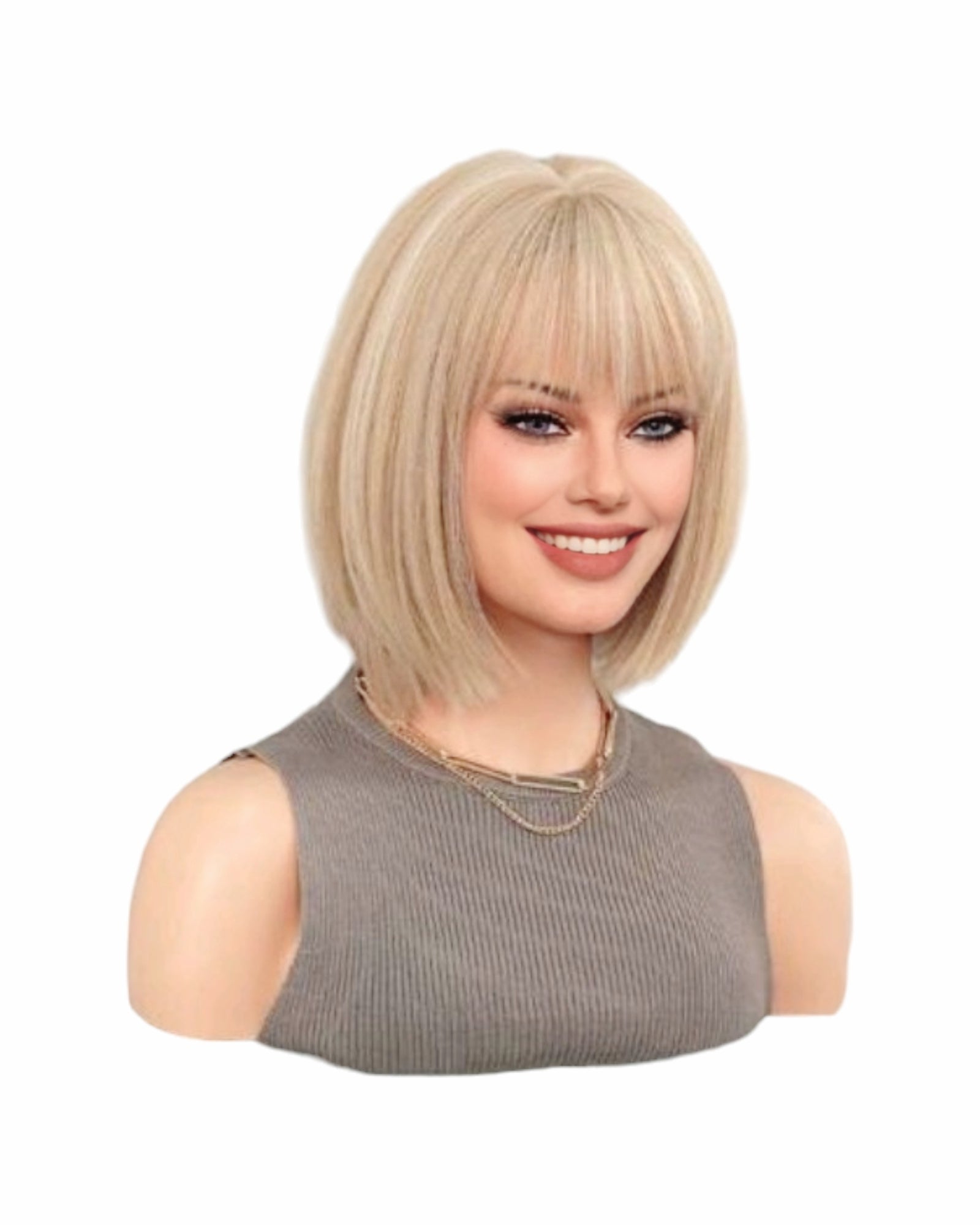 Blonde Bob Wig. Multi Tonal Blondes. Peri
