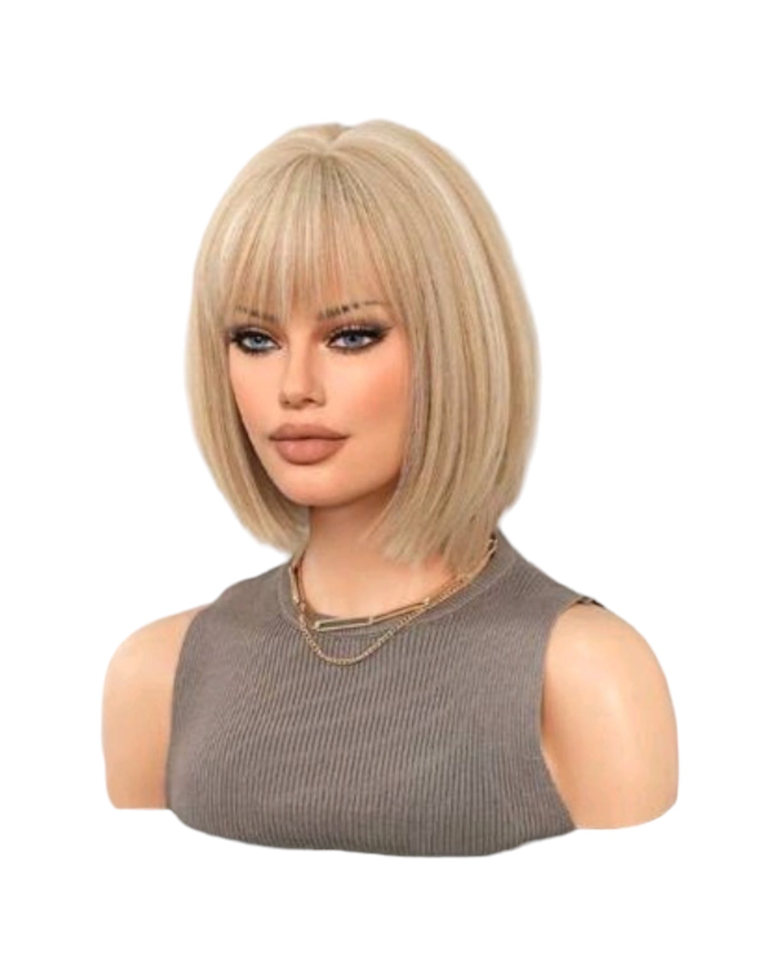 Blonde Bob Wig. Multi Tonal Blondes. Peri