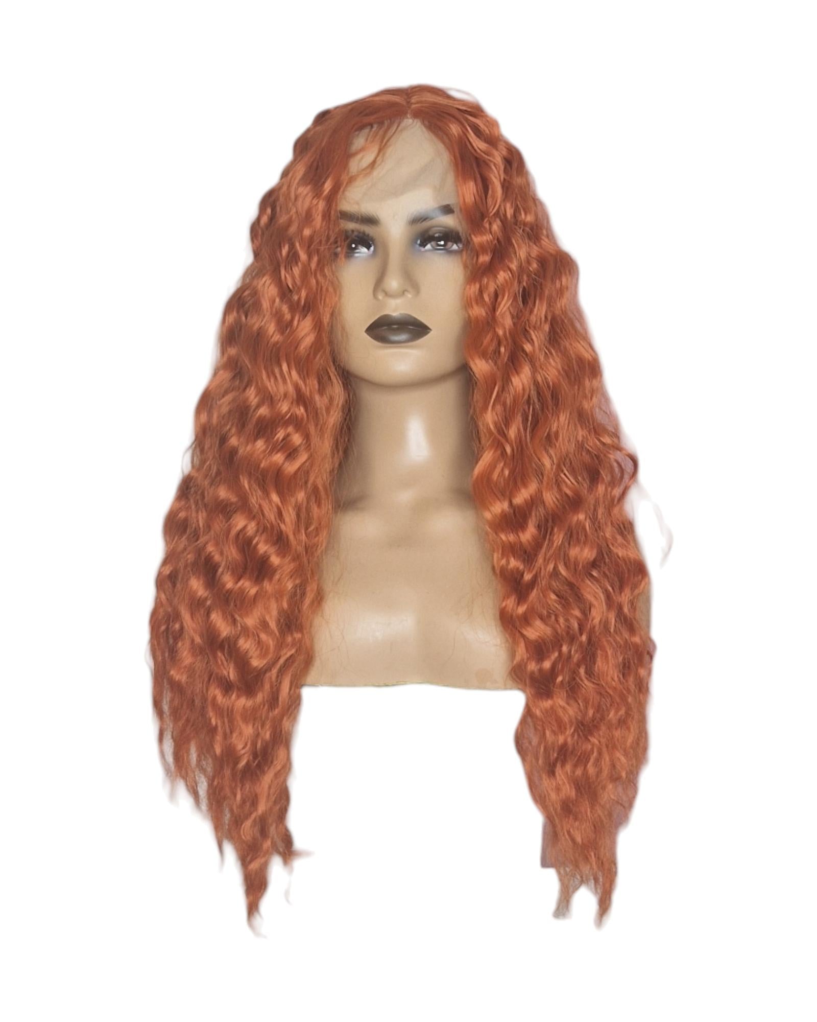 Mango Orange T Part Lace Front Wig. Shazia.