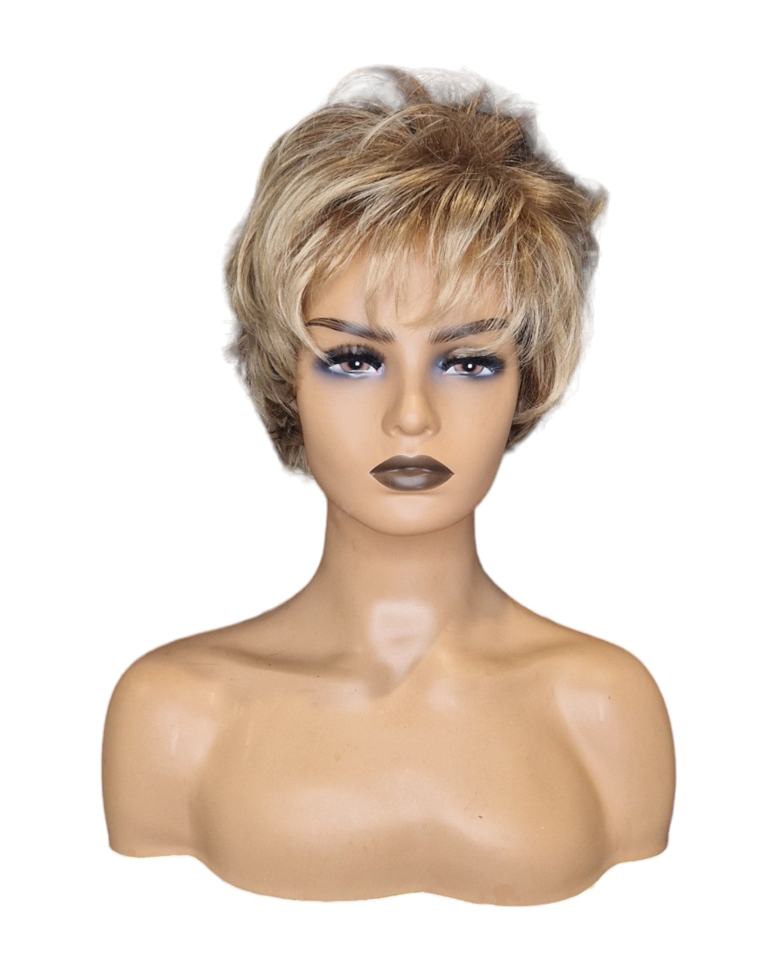 Short Urchin Toasted Blonde Wig. Sophie