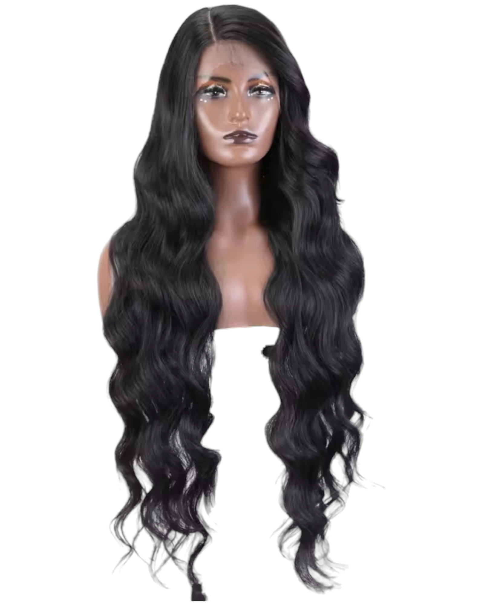 Black 36 Inch Lace Front Wig. Dream
