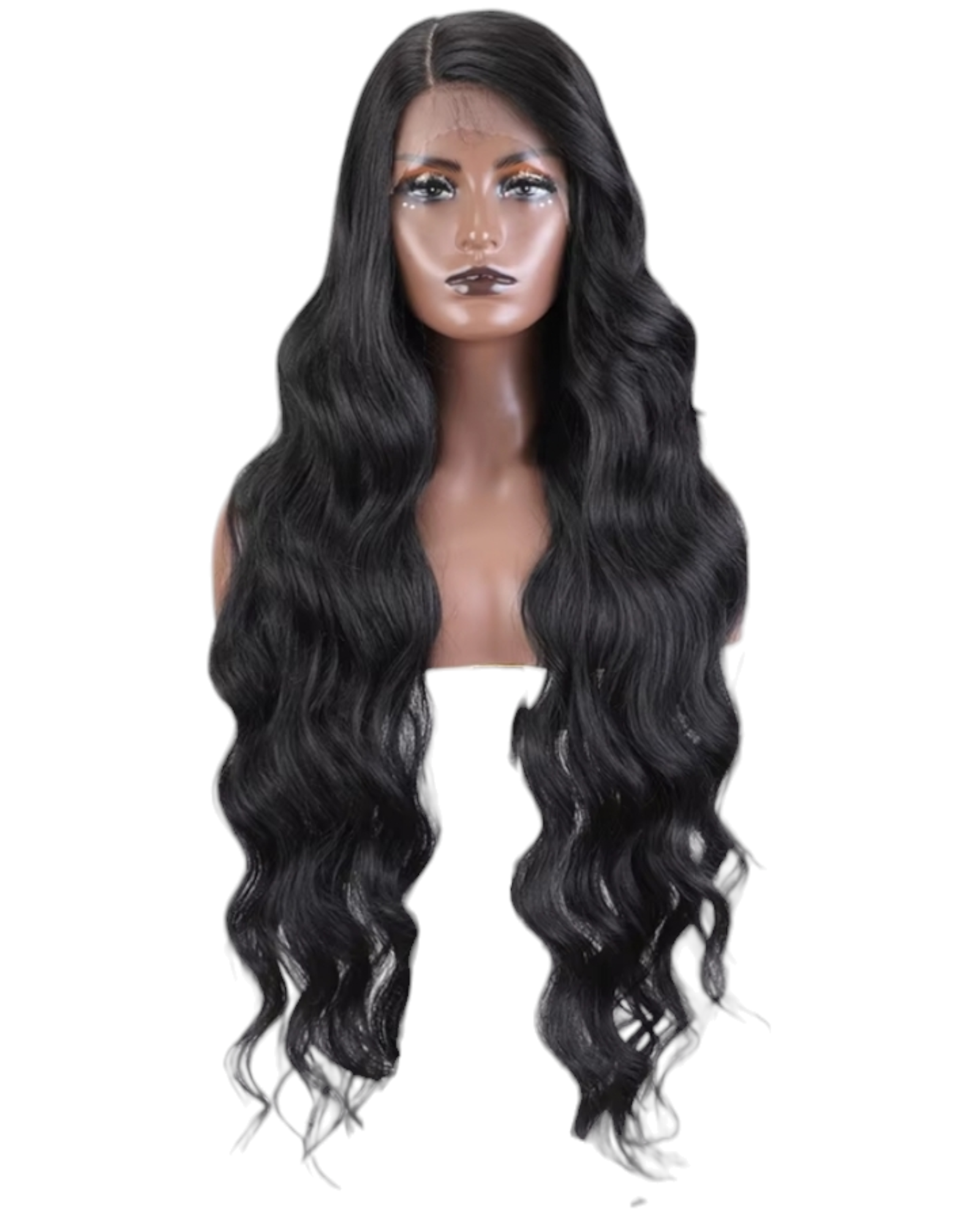 Black 36 Inch Lace Front Wig. Dream