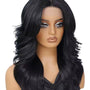 Black Layered Lace Front Wig. Bari
