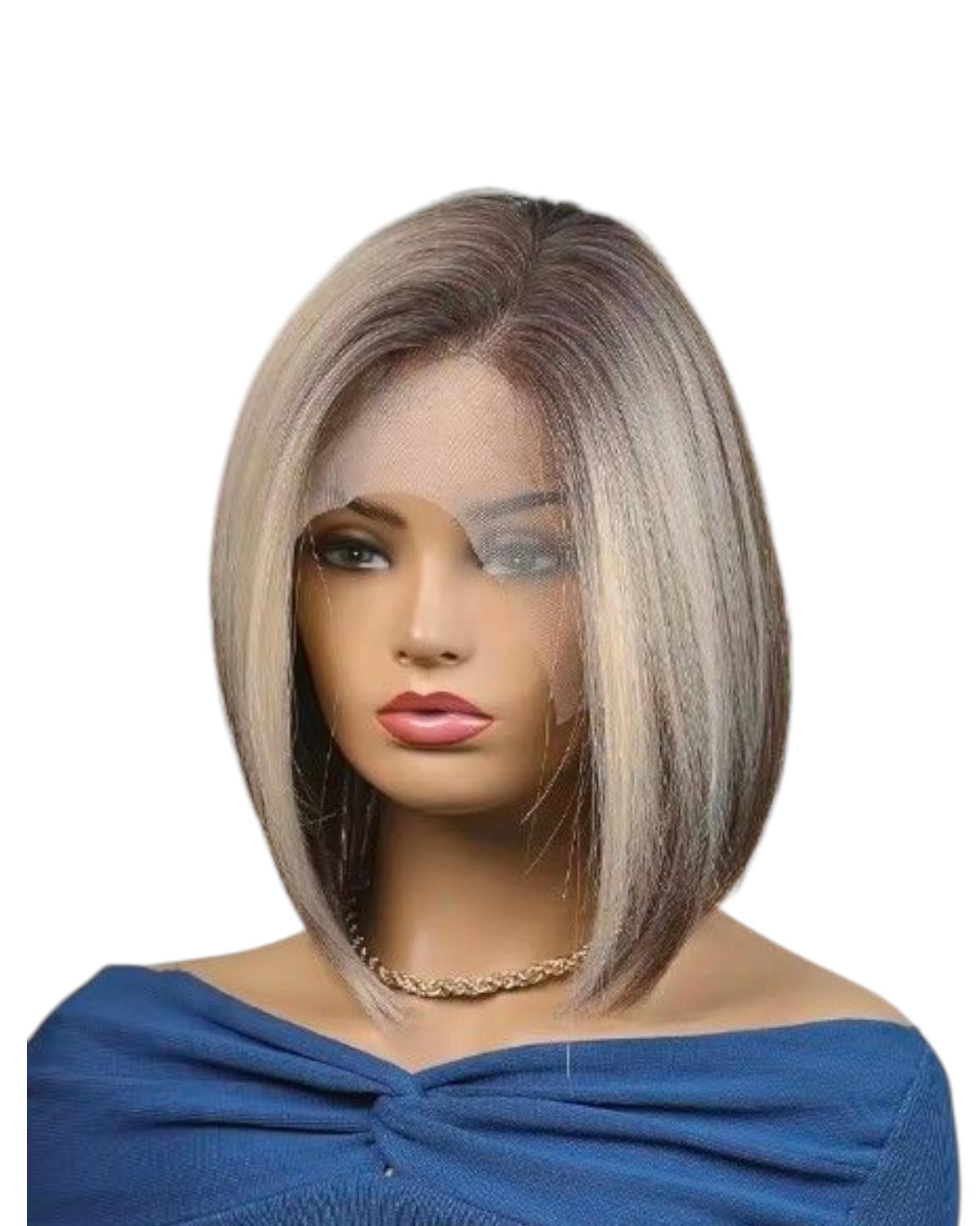 Blonde Ombre Lace Front Bob Wig. Courtney