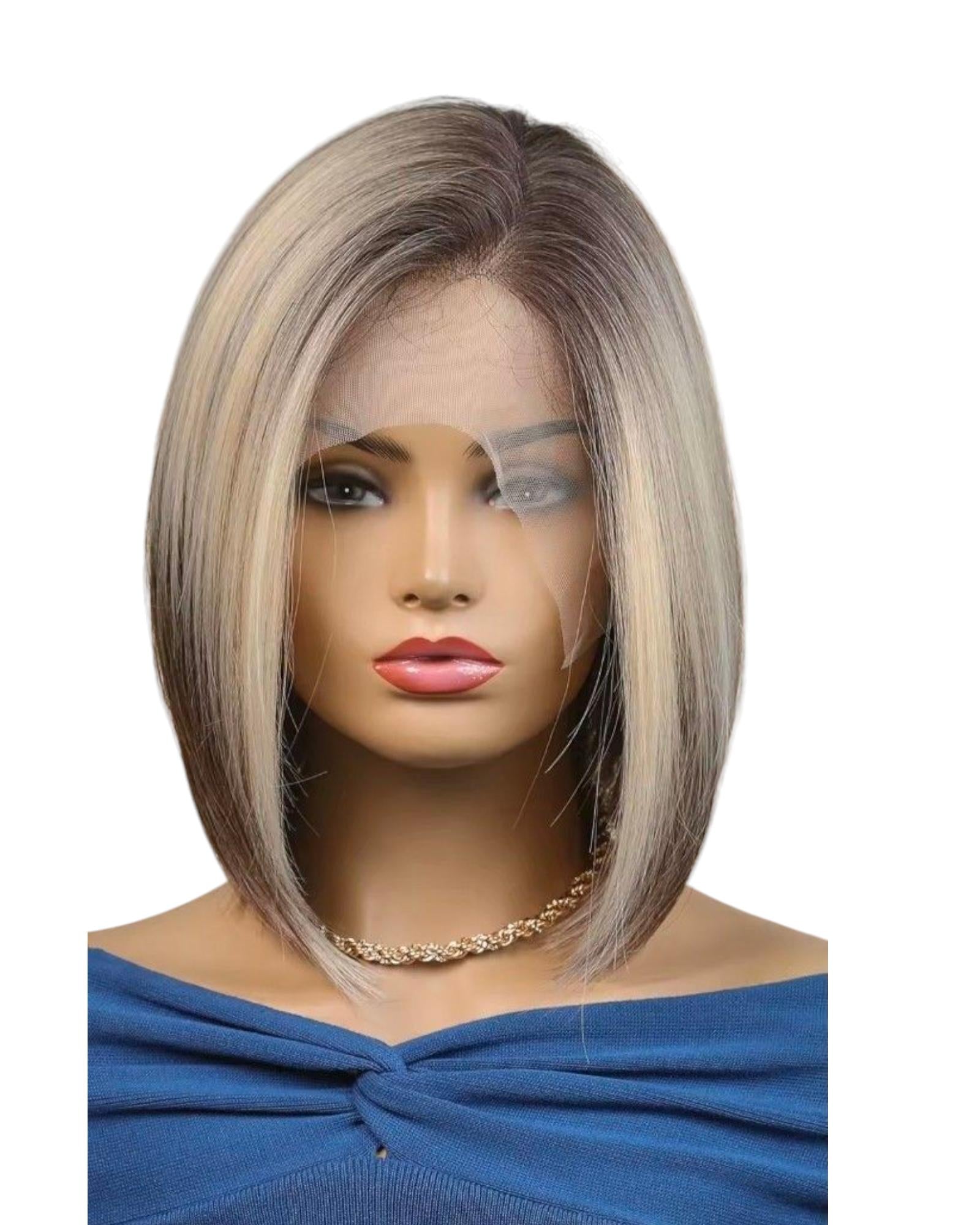 Blonde Ombre Lace Front Bob Wig. Courtney