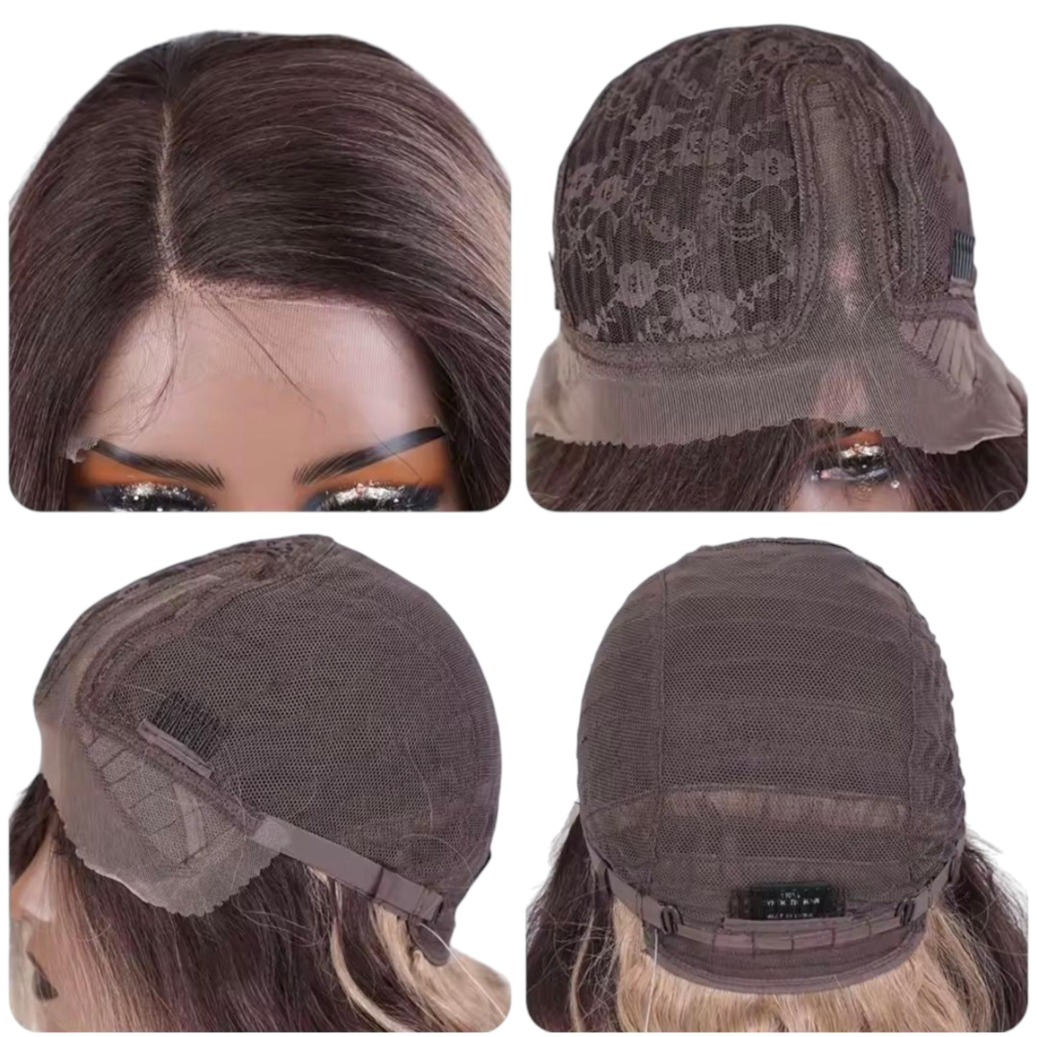 Blonde 34 Inch C Part Lace Front Wig. Dollie