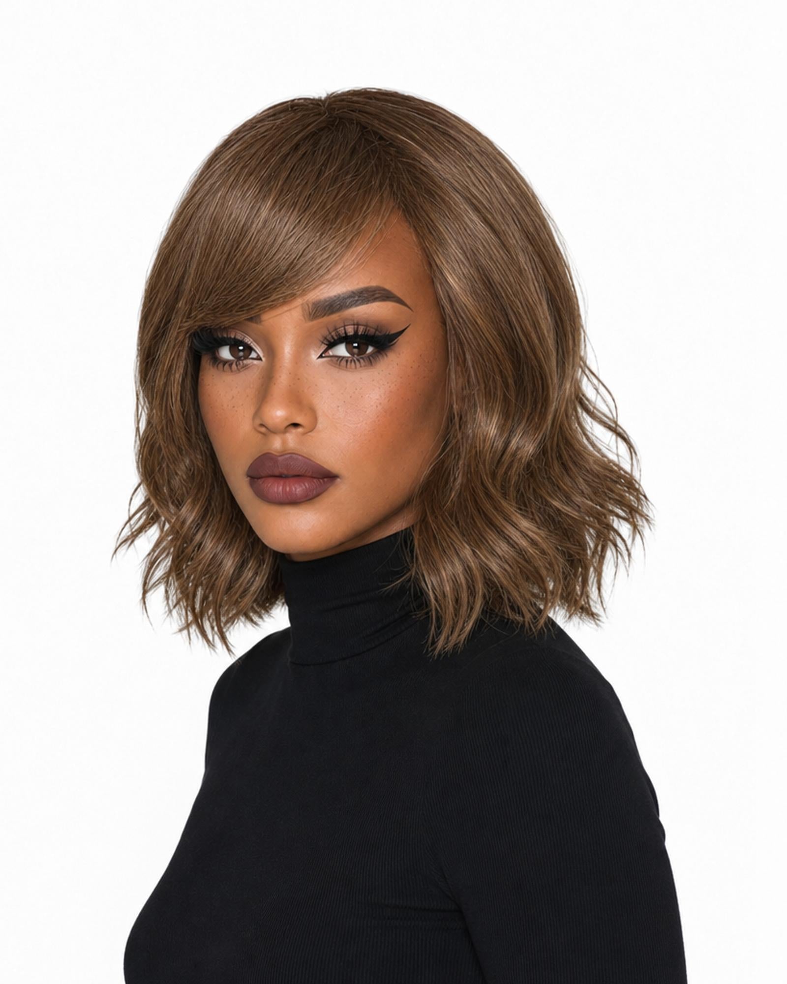 Autumn Blonde Wavy Bob Style Wig. Abbi