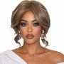 Autumn Blonde Faux Up Do Bob Wig. Rose.