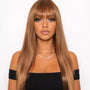 Dali Caramel Brown 24-Inch Straight Wig