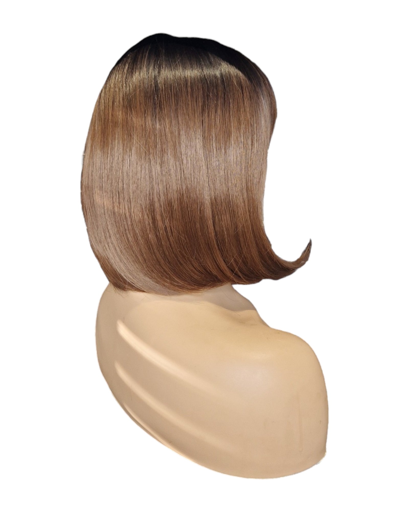 Chocolate Brown Bob Hairstyle Wig. Tya