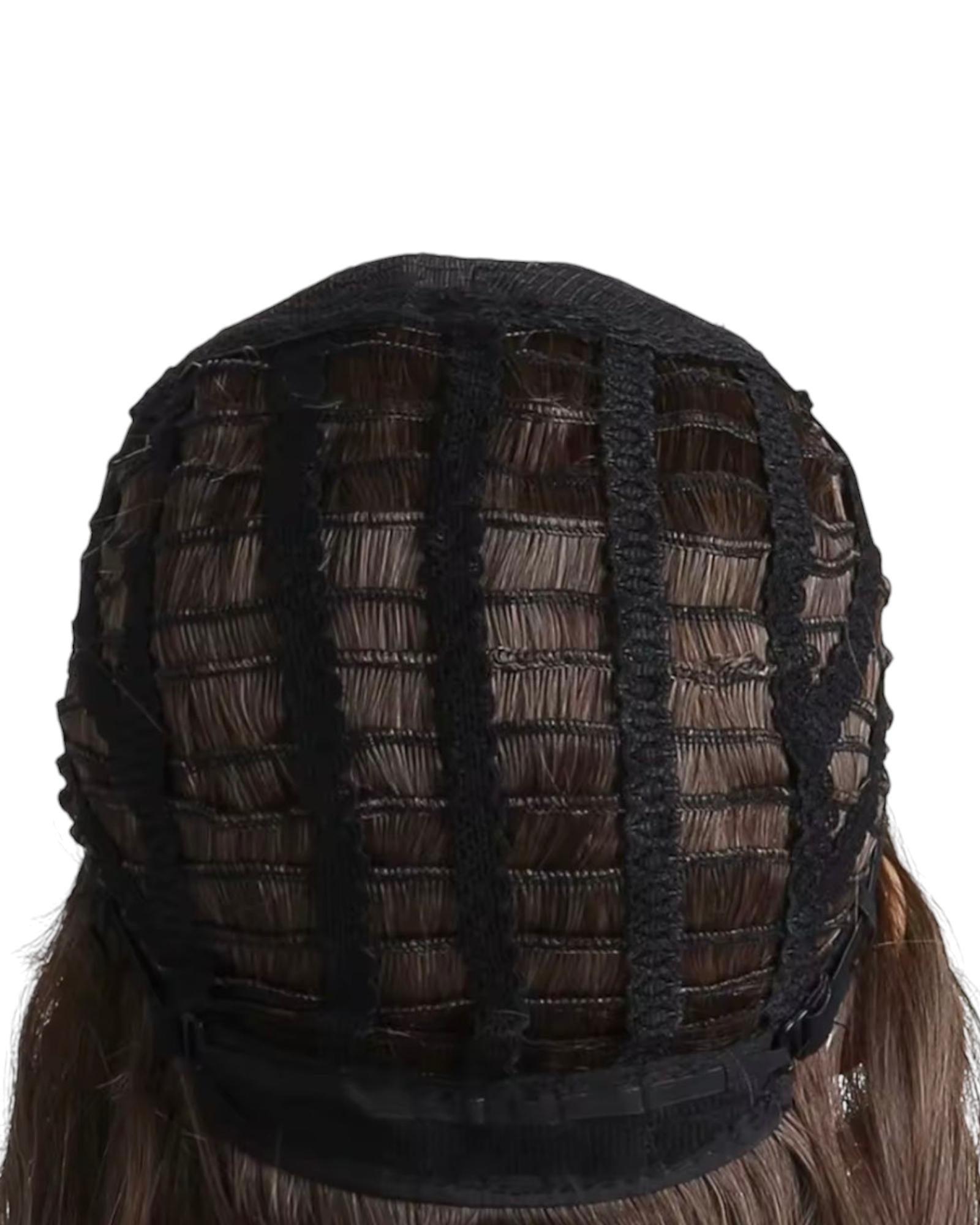 Brown Short Bouncy Bob Wig. Mary