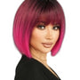Fuschia Pink Bob Hairstyle Wig. Katie