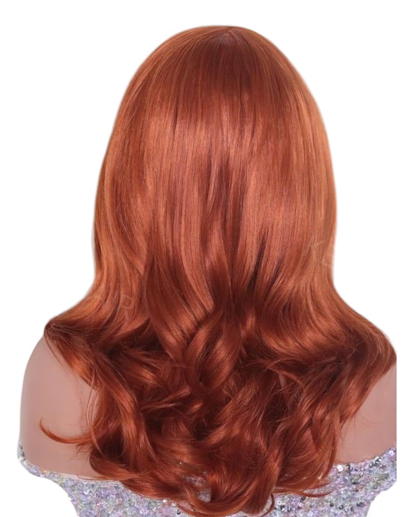Rust Ginger Lace Front Wig. Brye