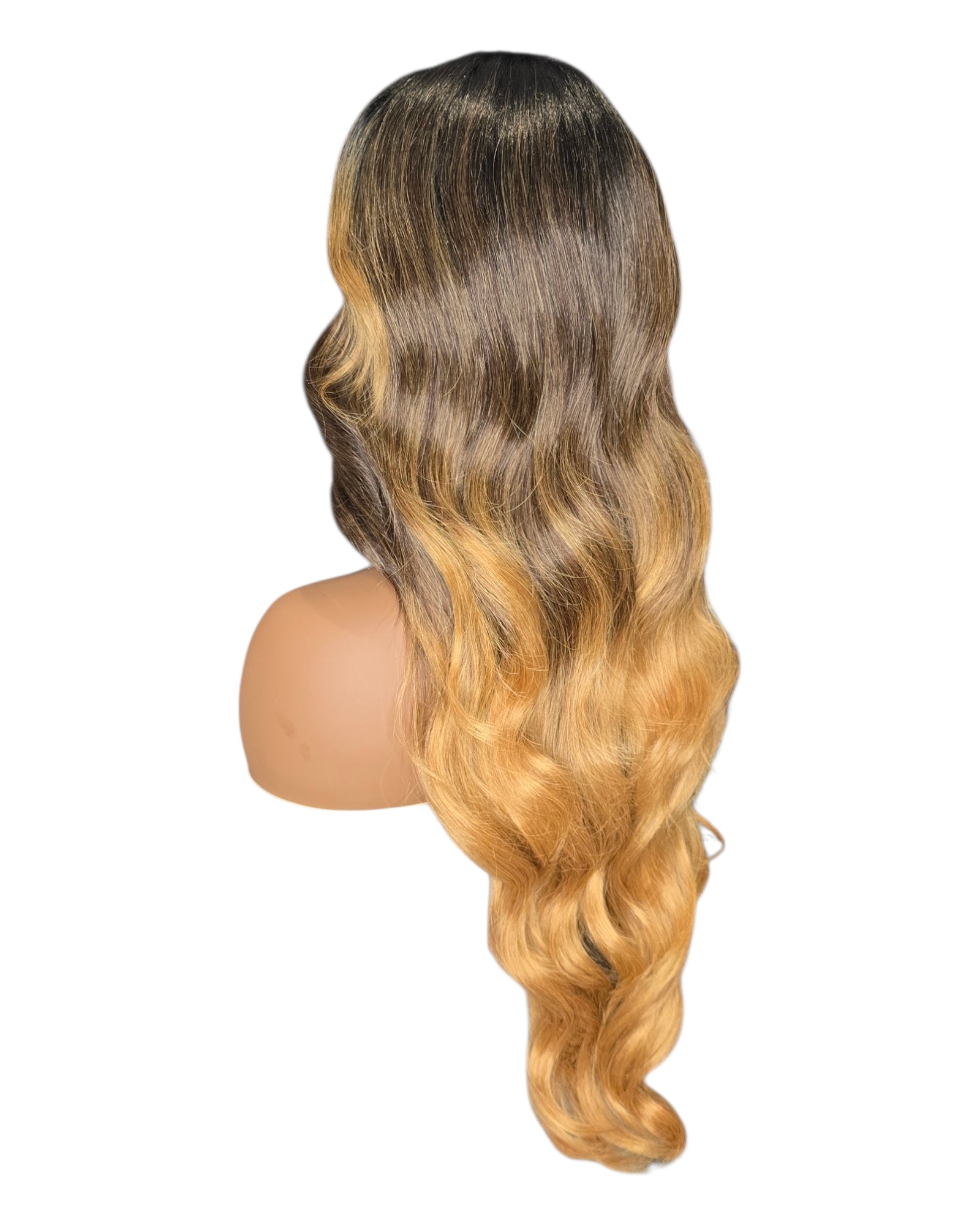 Caramel Ombre Lace Front Wig. Baye