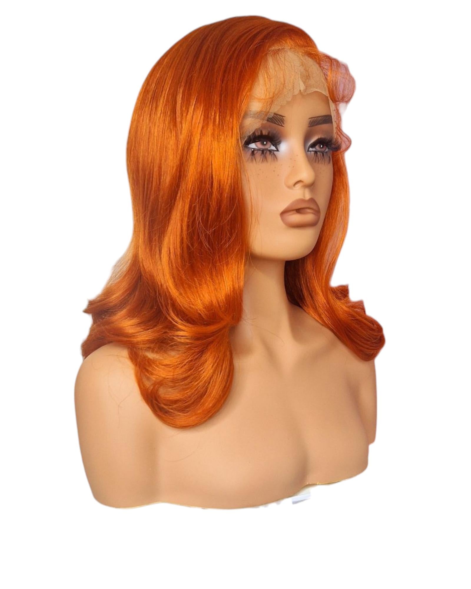 Rust Ginger Lace Front Wig. Brye