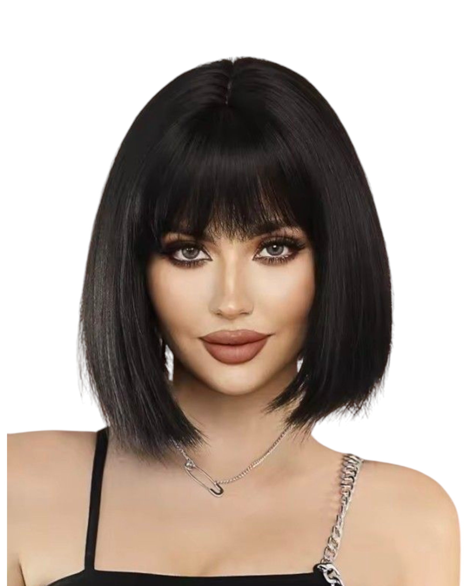 Black Bob Style Wig. Katt.