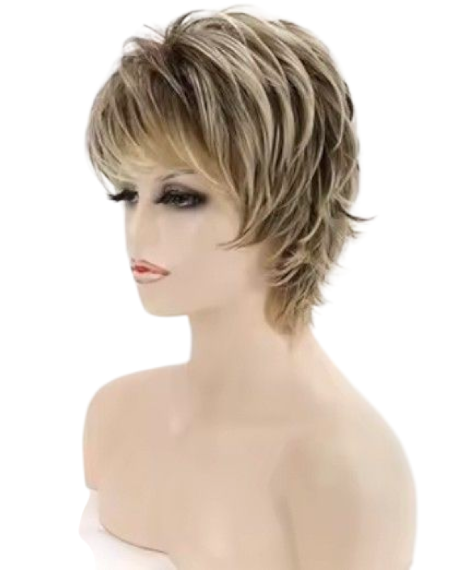 Ash Blonde Ombre Short Sophie Wig.