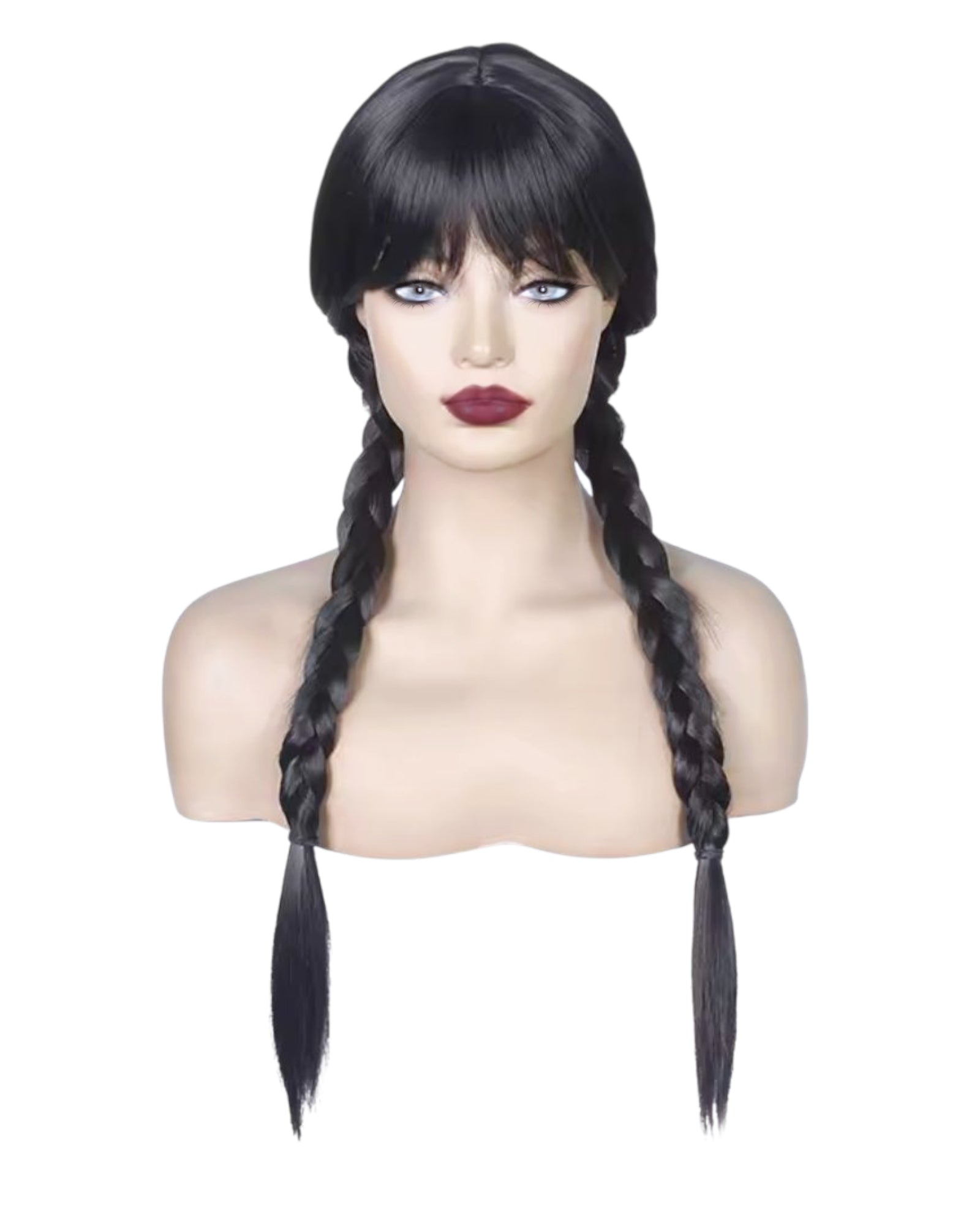 Wednesday Black Plaited Wig.
