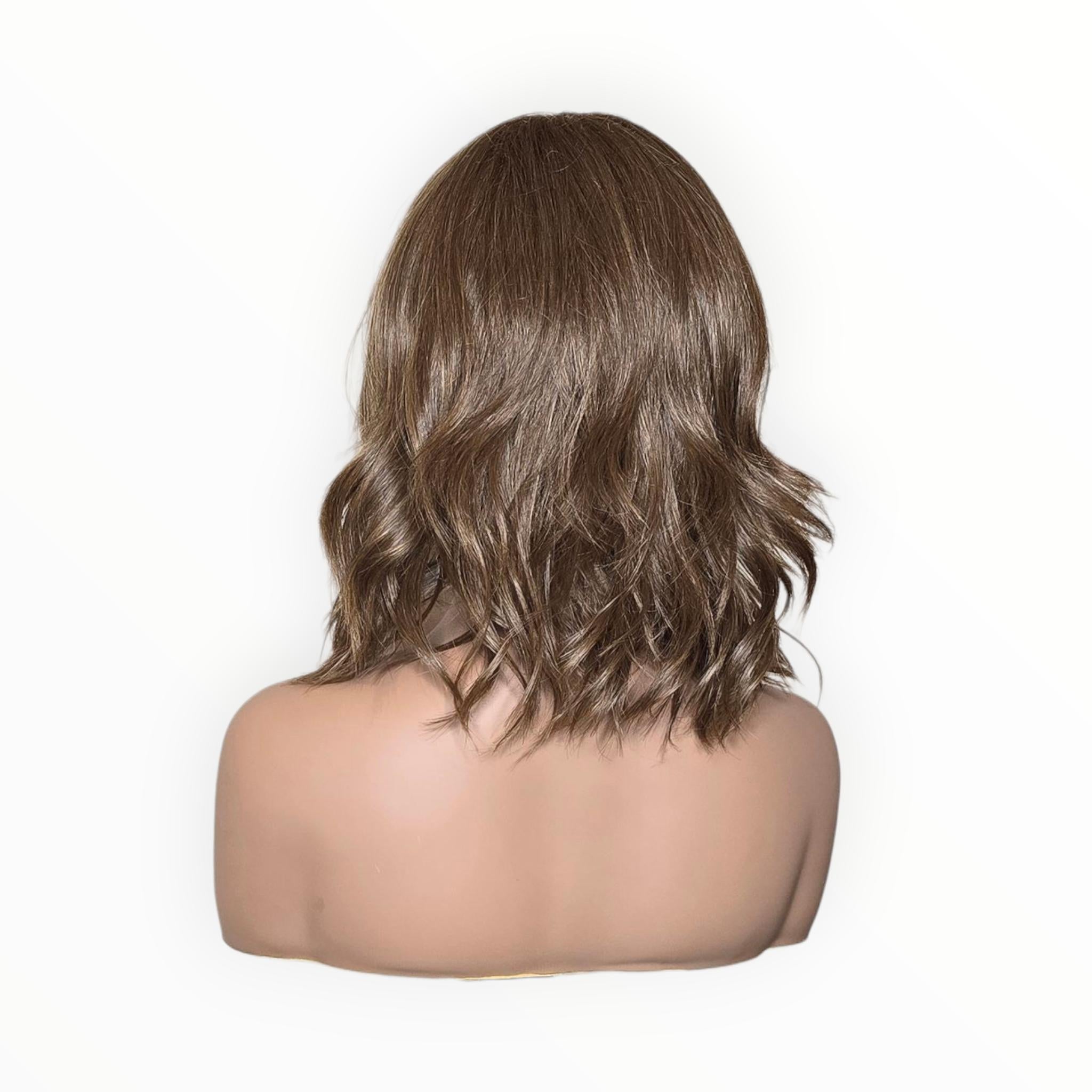 Autumn Blonde Wavy Bob Style Wig. Abbi