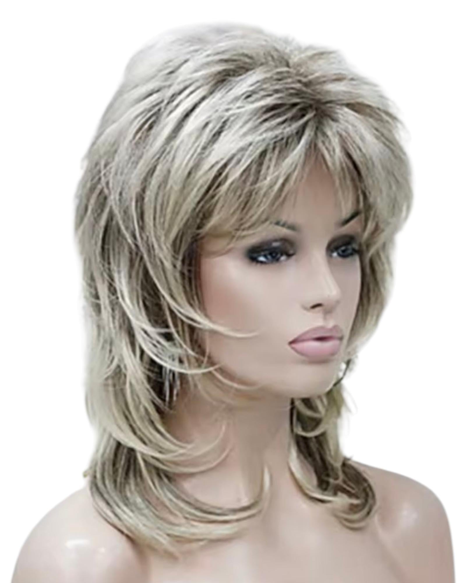 Ash Blonde Long Urchin Cut Wig. Suzi