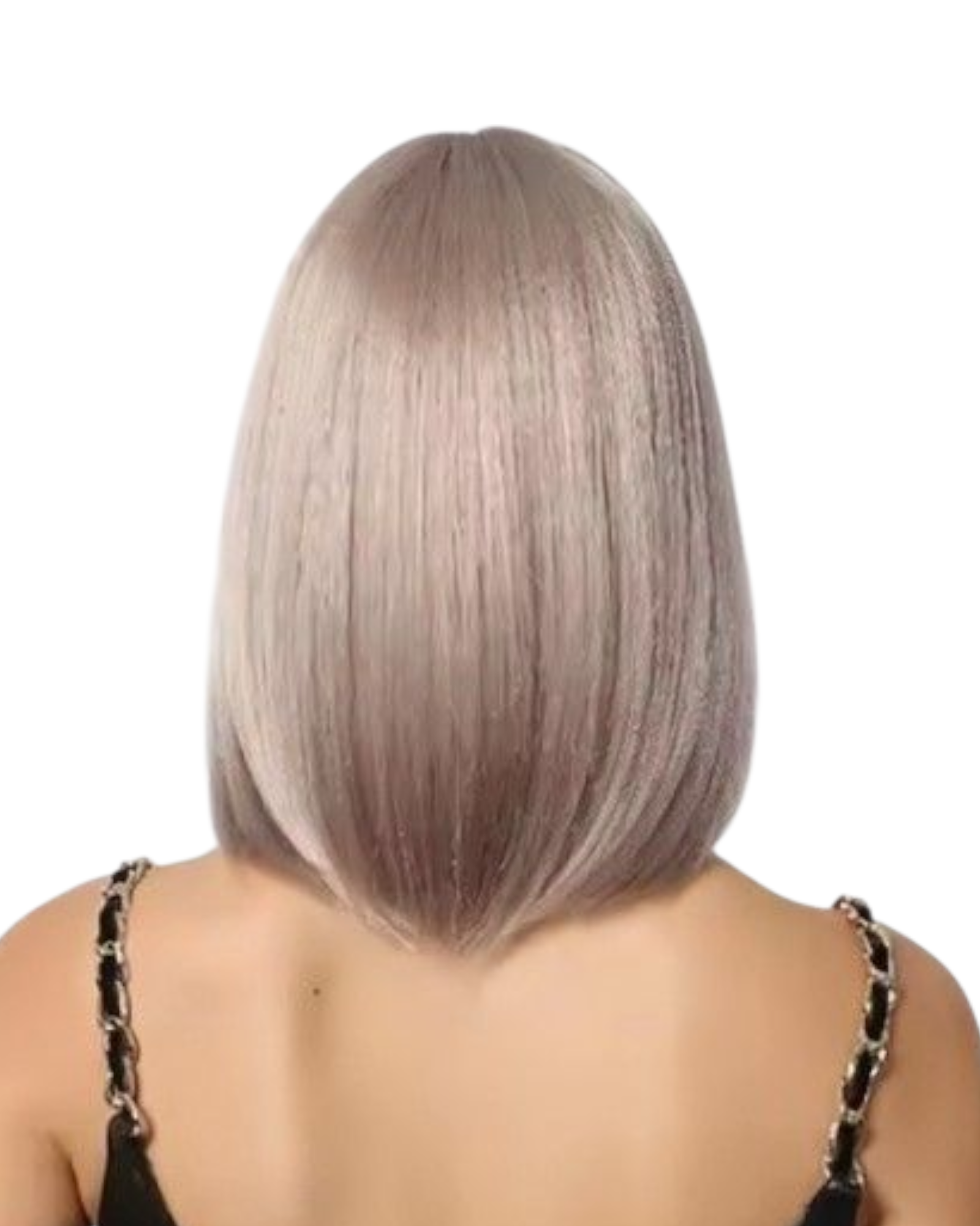 Champagne Blonde Long Bob Wig. Kaye