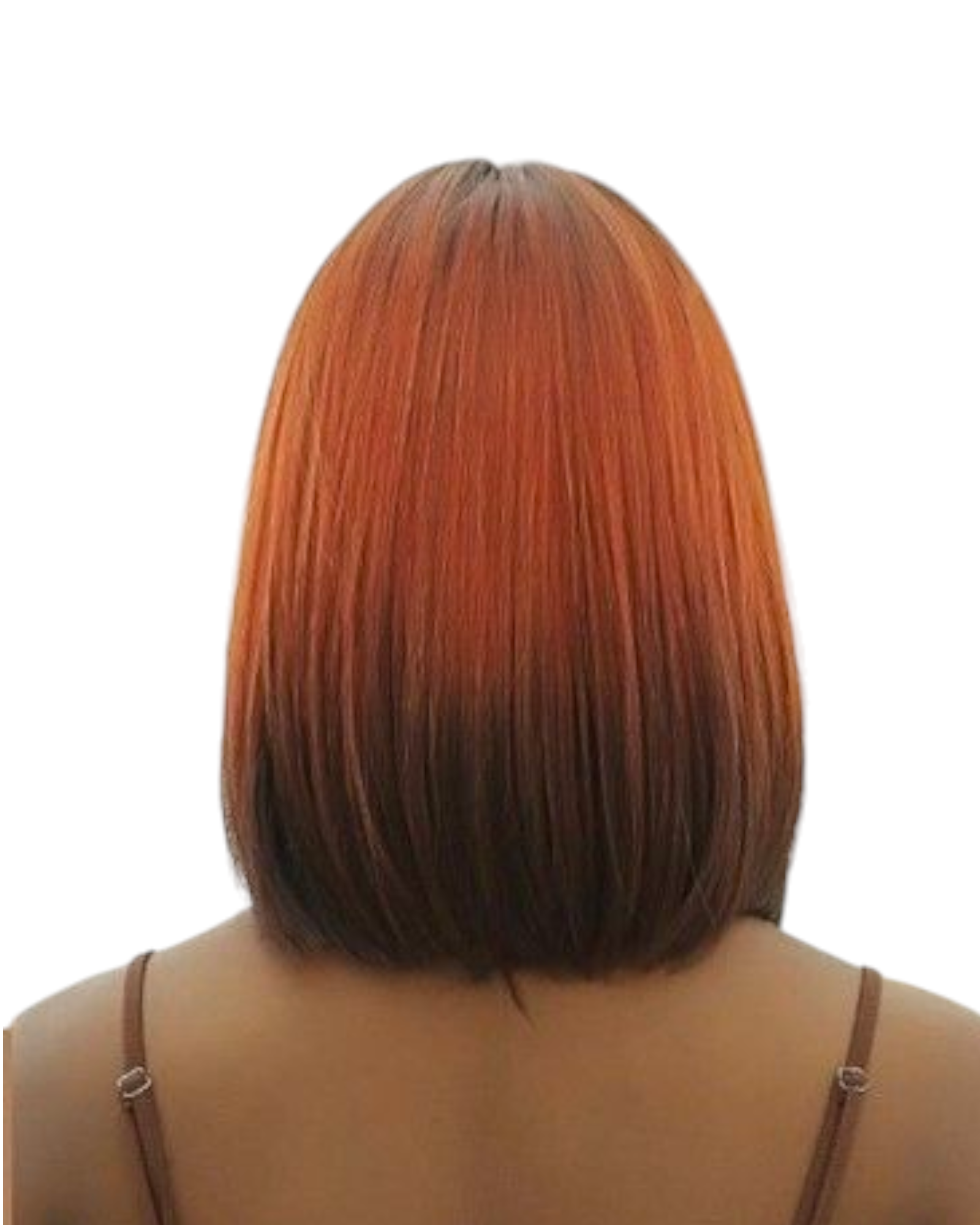 Ginger Brown Ombre Bobbed Wig. Zoffie