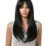 Black Long Layered Wig with Fringe. Ally