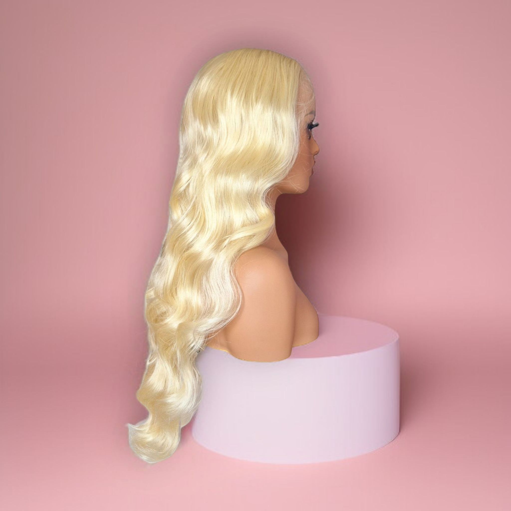 Blonde Long Glamour Lace Front Wig. Boujee