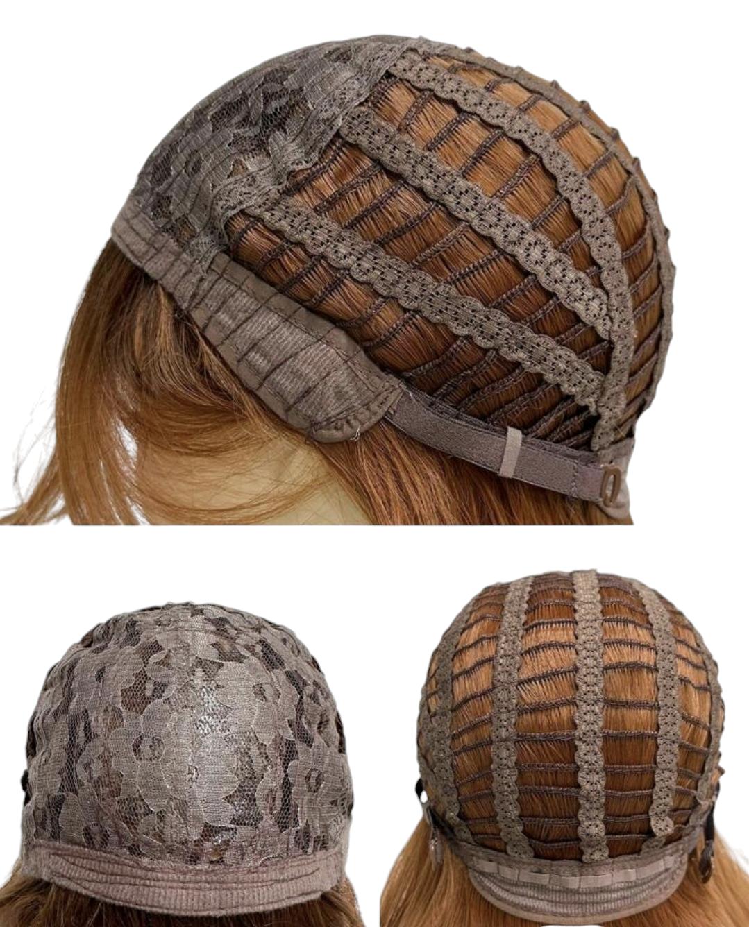 Caramel Brown Tipped Layered Wig. Ally