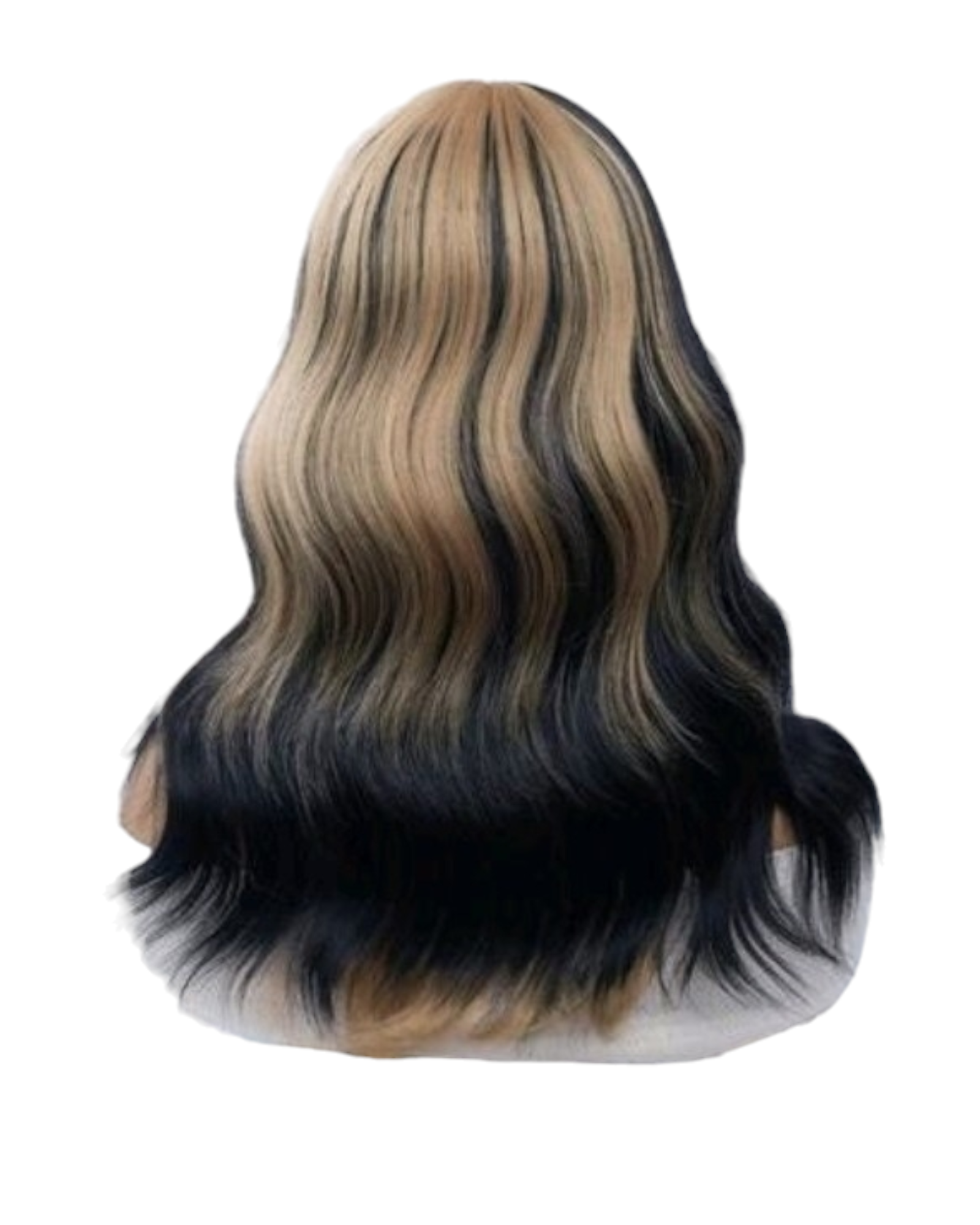 Blonde Black 2 Tone Wavy Bob Wig. Jojo.