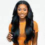 70's Retro Farrah Flip Black Lace Front Wig. Charlee