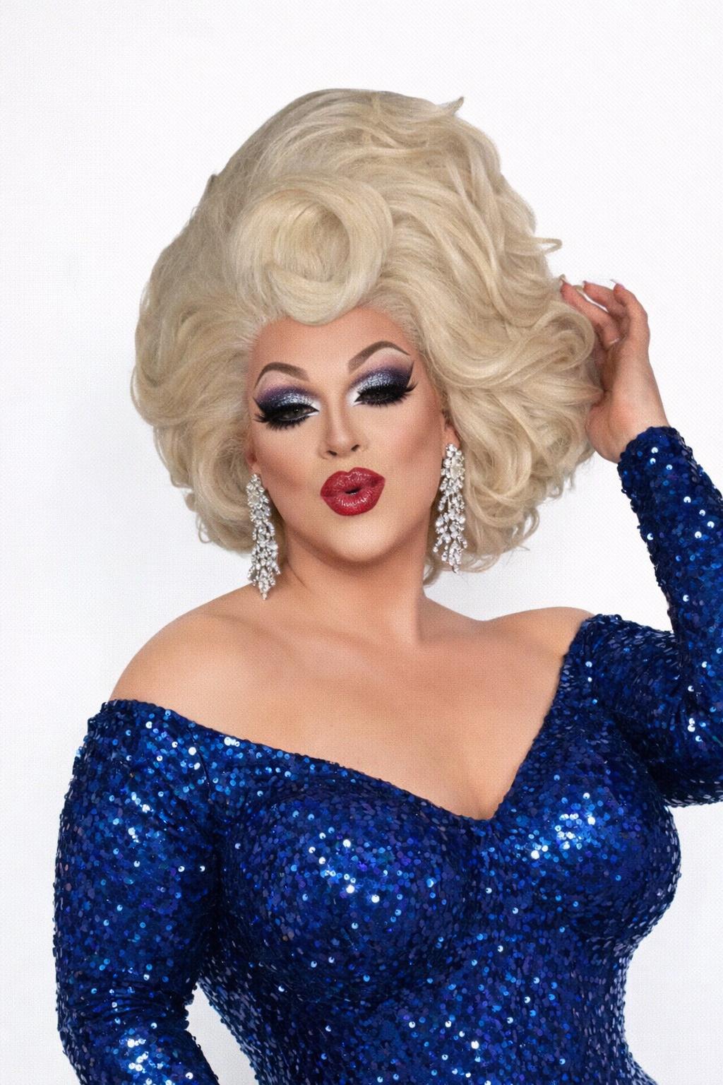 Light Blonde Bouffant Drag Queen Wig