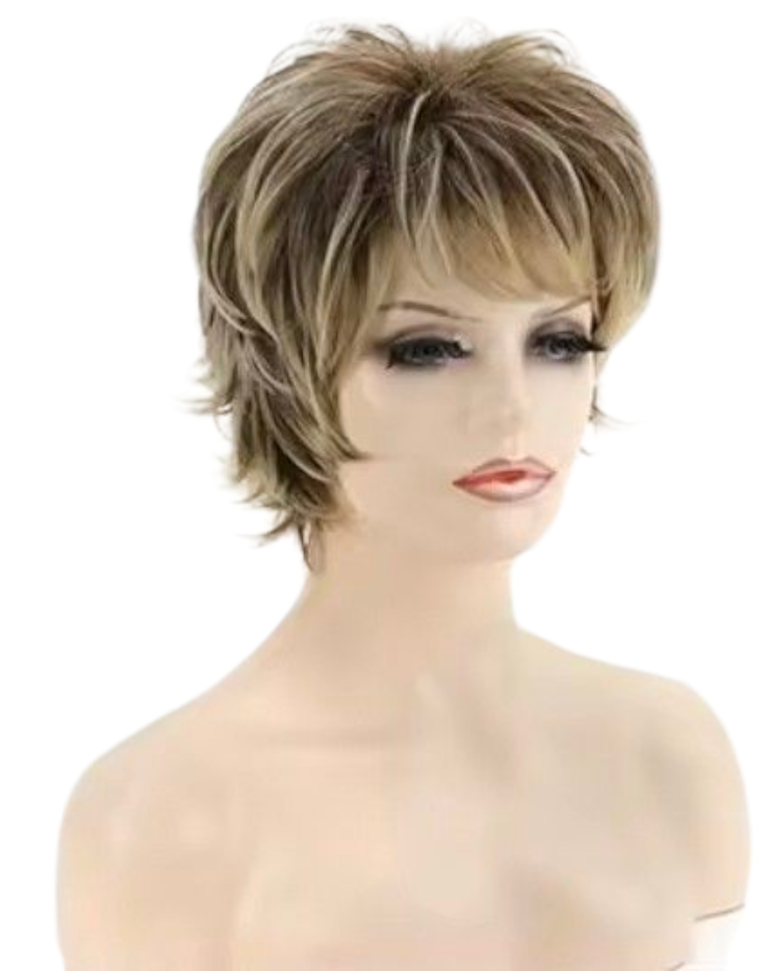 Ash Blonde Ombre Short Sophie Wig.