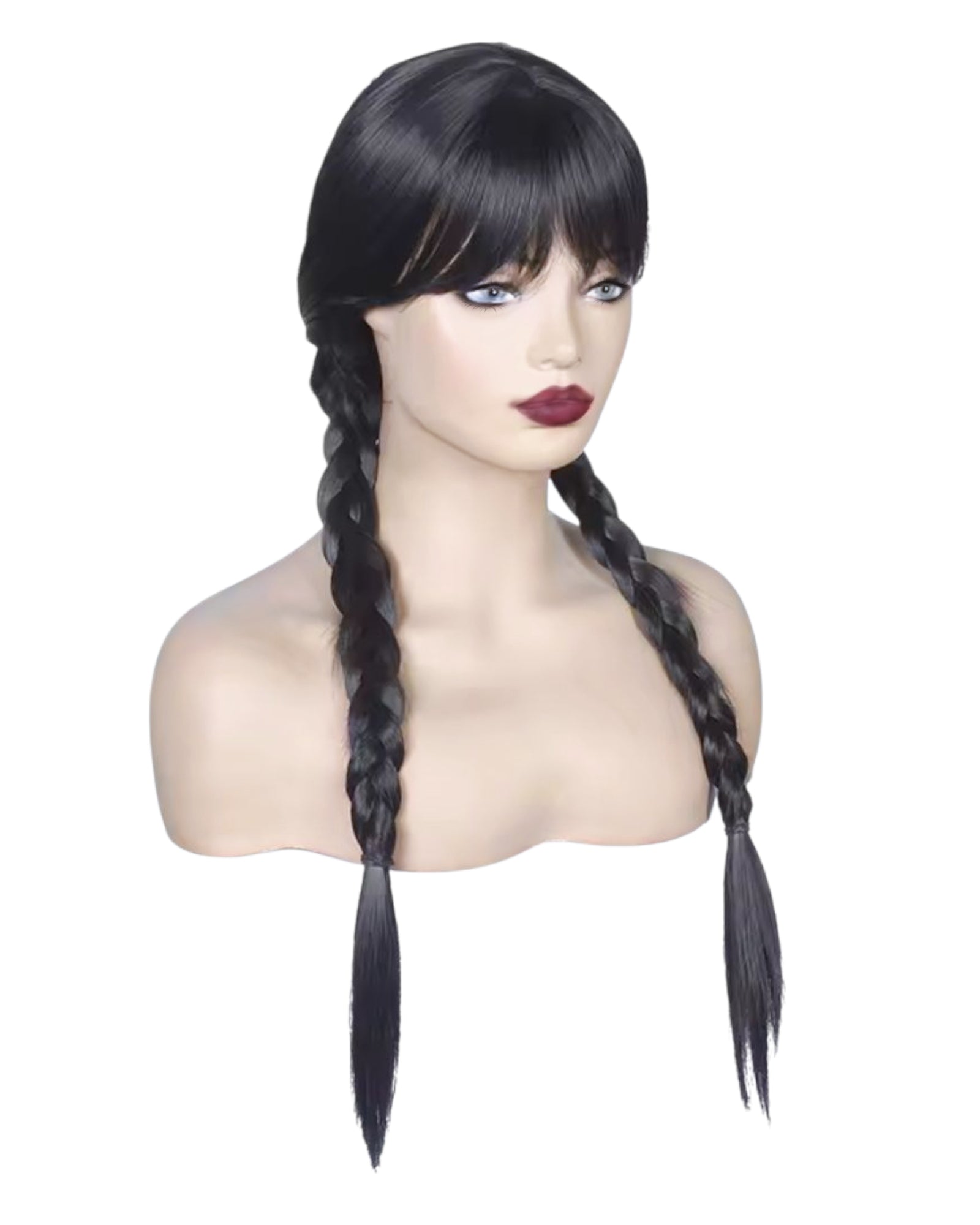Wednesday Black Plaited Wig.