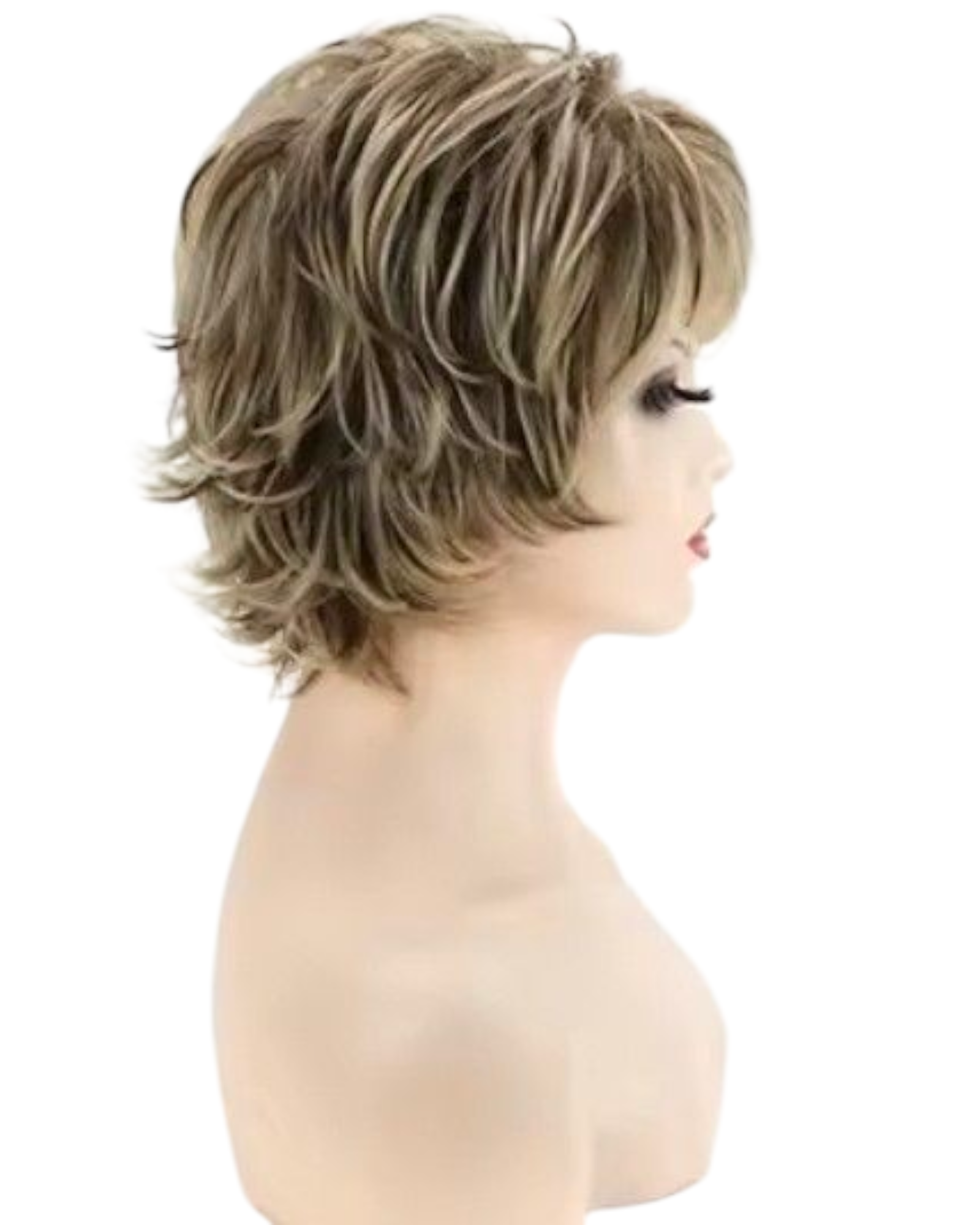 Ash Blonde Ombre Short Sophie Wig.