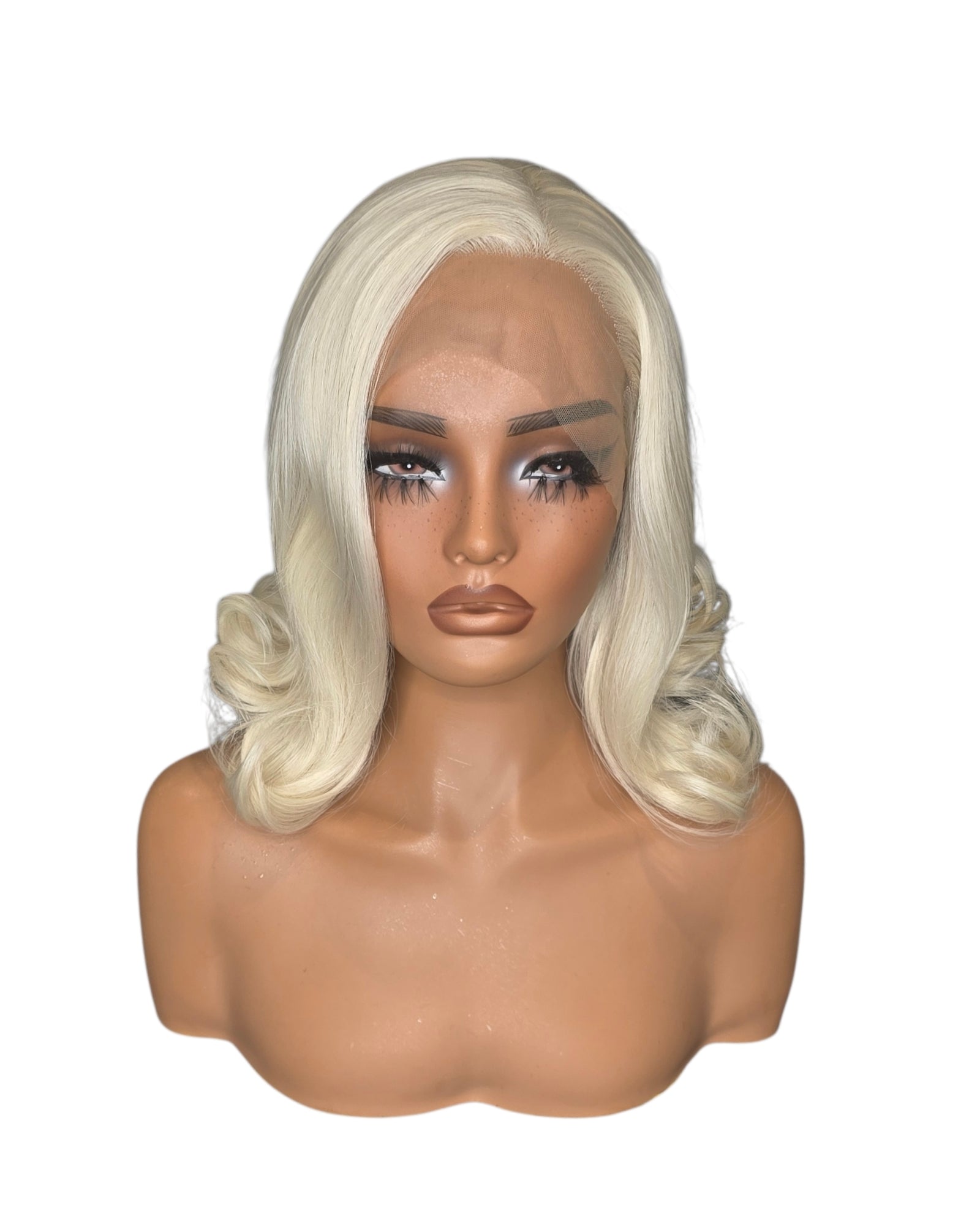 Blonde Glam Bob Lace Front Wig. Jools