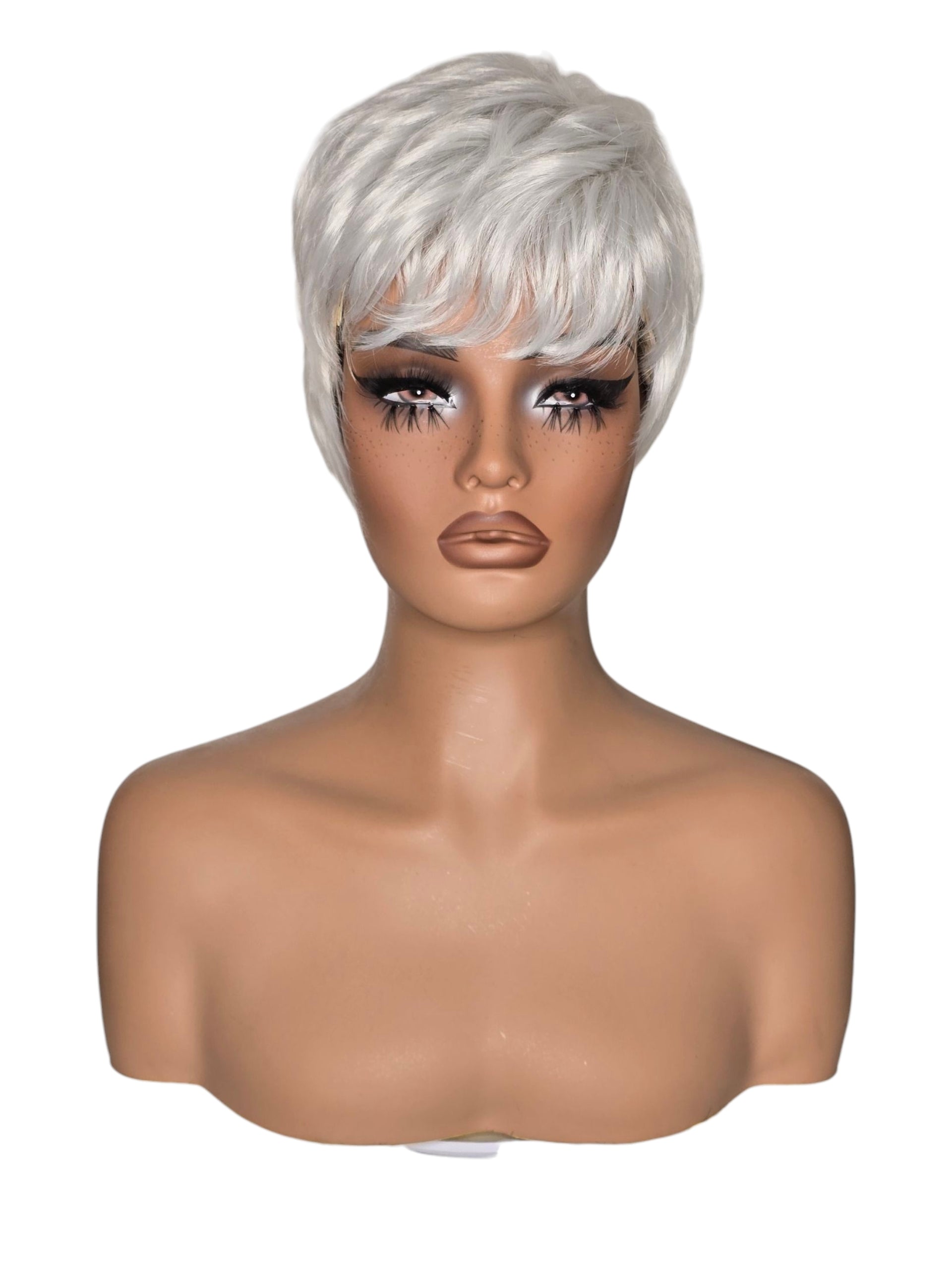 Silver Grey Urchin Style Wig. Gertie