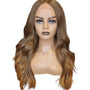 Brown Caramel Wavy Lace Front Middle Part Wig Tamsin