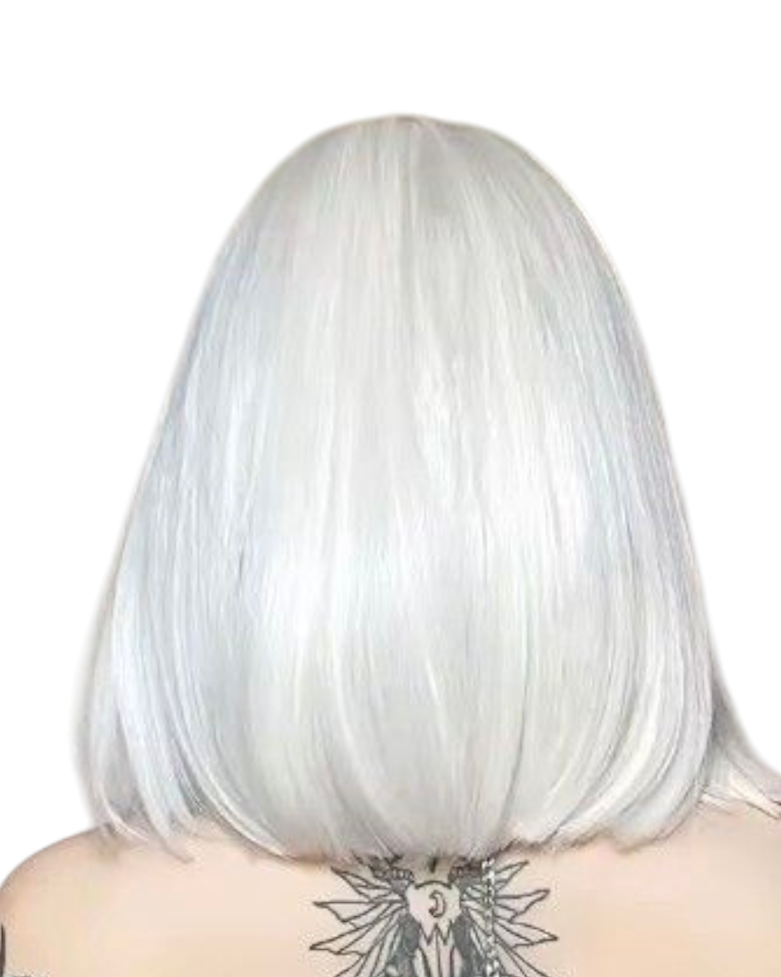 White Blonde Bob Style Wig. Kendall