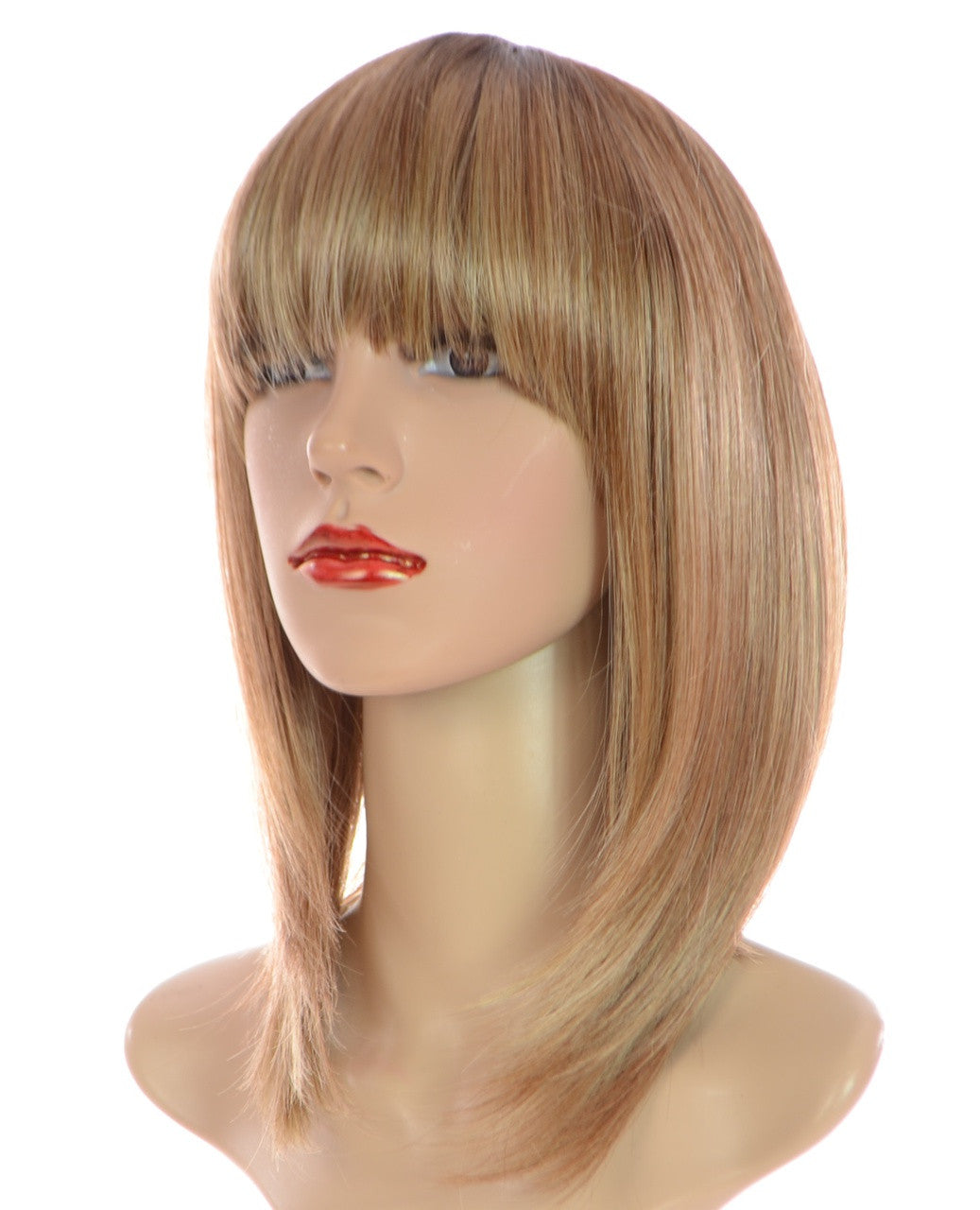 Alix Blonde Long Graduated Bob Wig