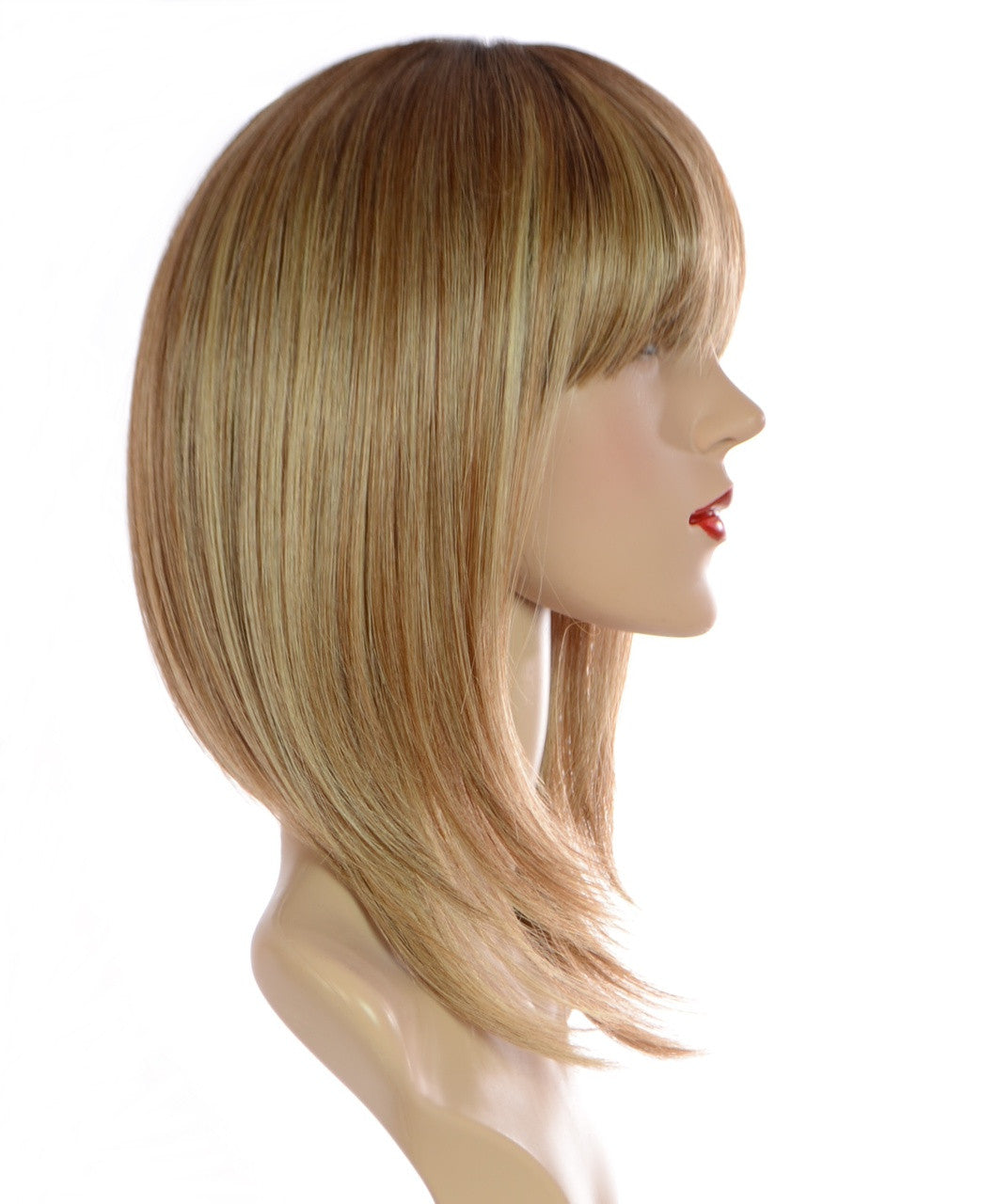 Alix Blonde Long Graduated Bob Wig
