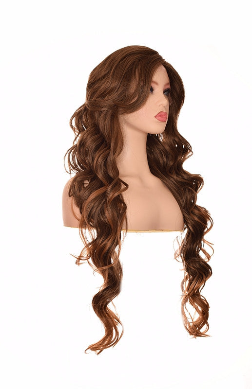 Long Full Volume Lace Front Wig. PlayGurl.