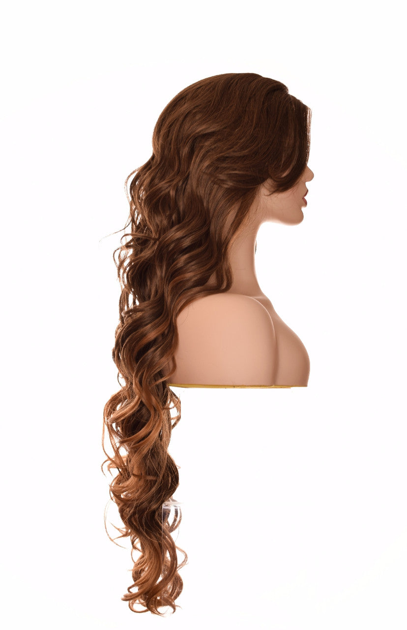Extra Long Ombre Brown Lace Front Wig. Jasmine