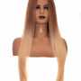 Caramel Blonde Graduated Lace Front Wig. Karmen Wig