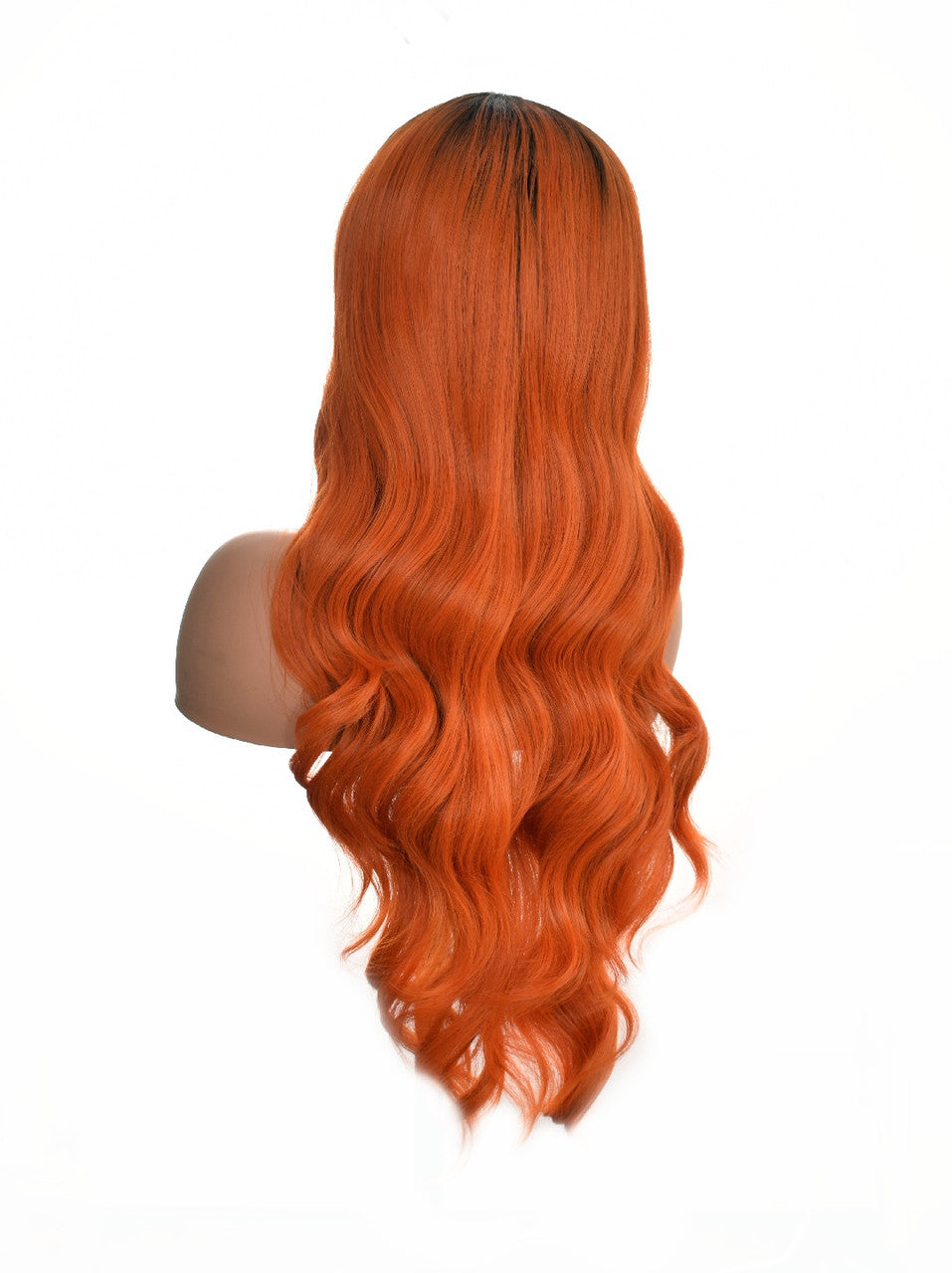 Ginger Orange Long Lace Front Ariel Wig
