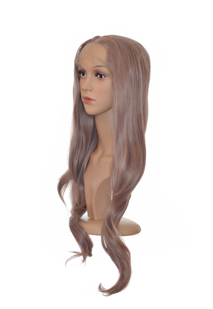 Lavender Purple Long Lace Front Wig. Pastel Liv Wig