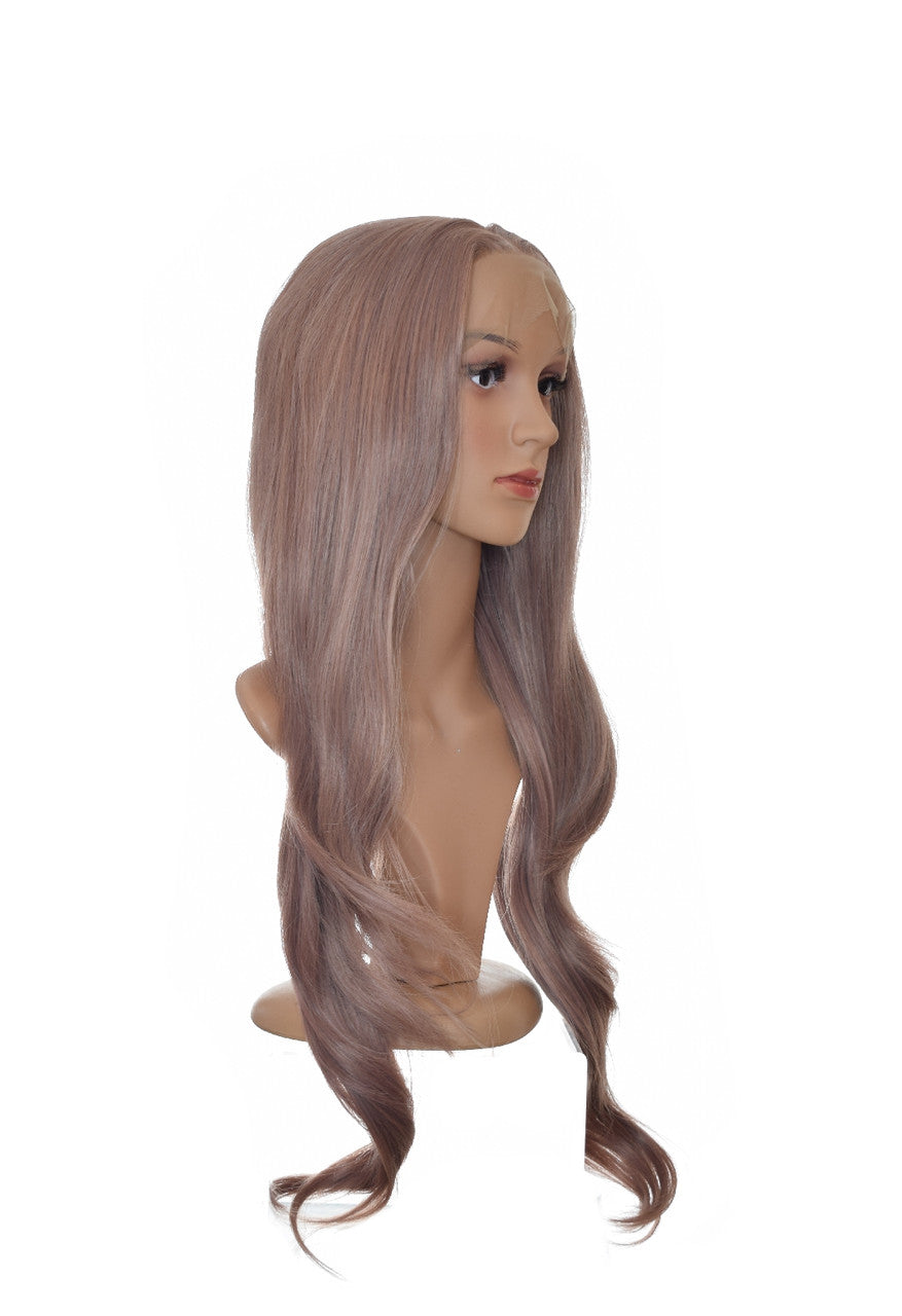 Lavender Purple Long Lace Front Wig. Pastel Liv Wig